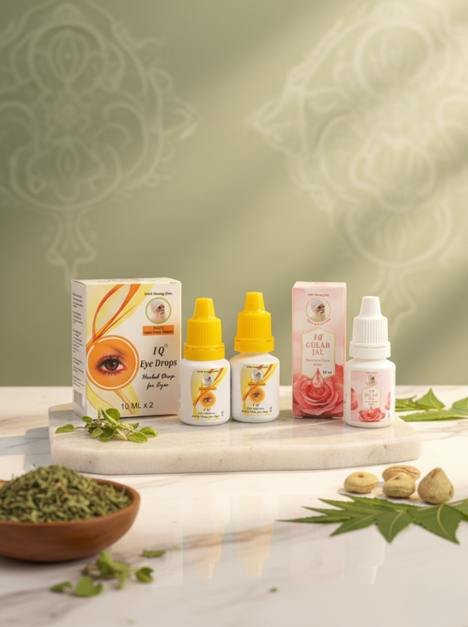 IQ Herbal Eye Care Combo – Eye Drops & Gulab Jal (Rose Water) For 11 – 15 years Child